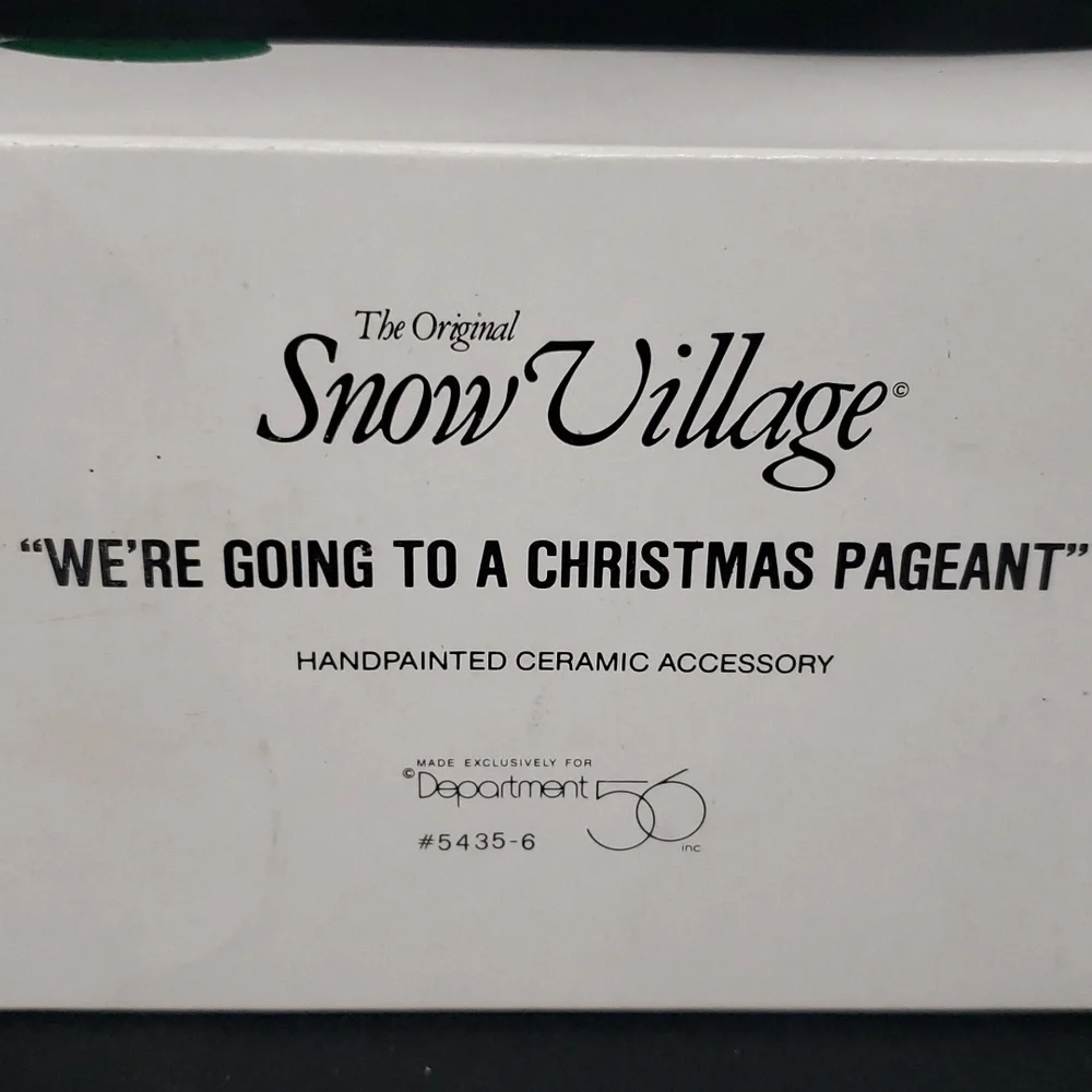 Dept. 56 Original Snow Village Porcelain  